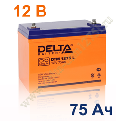 Аккумулятор Delta DTM 1275 L